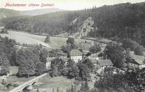 AK / Ansichtskarte  Neuhammer Saaletal Thueringen Panorama Blick ins Tal Oberes Saaletal