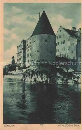 AK / Ansichtskarte  PAssAU Alter Pulverturm Kupfertiefdruck