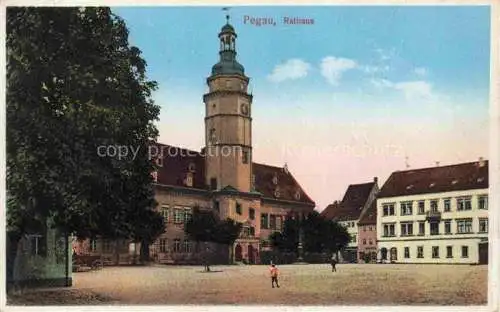 AK / Ansichtskarte  Pegau Rathaus