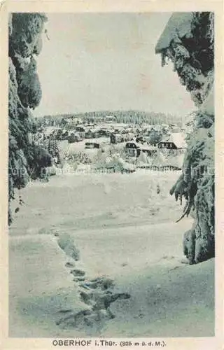 AK / Ansichtskarte  Oberhof  Thueringen Winterpanorama