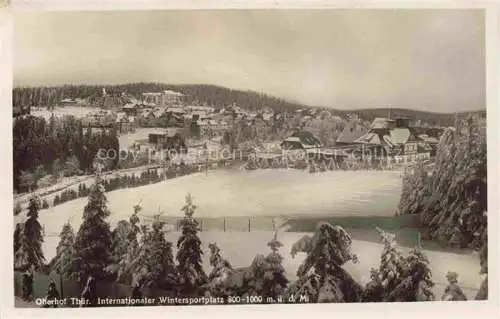 AK / Ansichtskarte  Oberhof  Thueringen Panorama Wintersportplatz