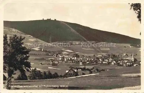 AK / Ansichtskarte  Oberwiesenthal Erzgebirge Panorama Blick zum Feldberg