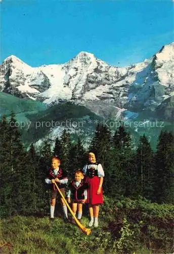 AK / Ansichtskarte  Alphorn Cor des Alpes-- Berner Oberland Trachtengruppe 