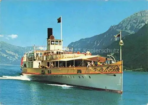 AK / Ansichtskarte  Dampfer Seitenrad Bern Loetschberg Simplon 