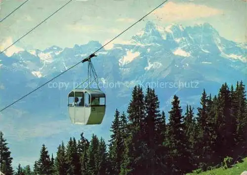 AK / Ansichtskarte  Seilbahn Cable-Car Telepherique Telecabine Leysin La Berneuse 