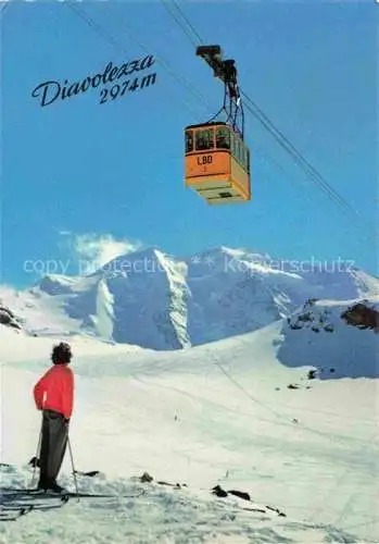 AK / Ansichtskarte  Seilbahn Cable-Car Telepherique Diavolezza