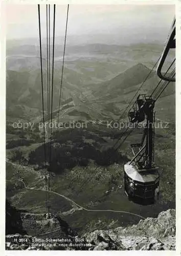 AK / Ansichtskarte  Seilbahn Cable-Car Telepherique Saentis 