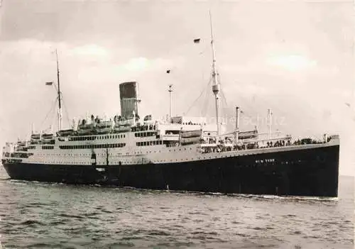 AK / Ansichtskarte  Dampfer Oceanliner Tss New York