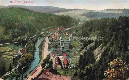 AK / Ansichtskarte  Ruebeland Elbingerode Harz Panorama Offizielle Ansichtskarte Nr. 3 Neue empfehlenswerte Bahnverbindung nach dem Brocken ueber Blankenburg Ruebeland Dreiannen-Hohne