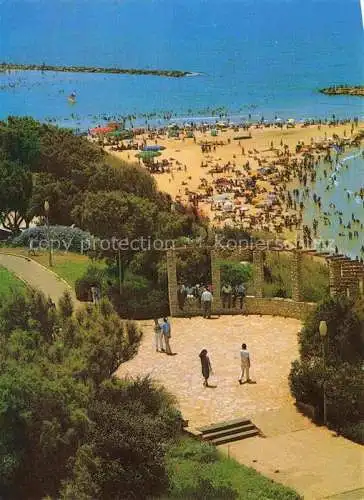 AK / Ansichtskarte  Netanya View towards the beach