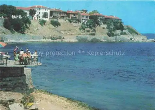 AK / Ansichtskarte  Nessebre Nessebar Nessebyr BG Kuestenpanorama Strand