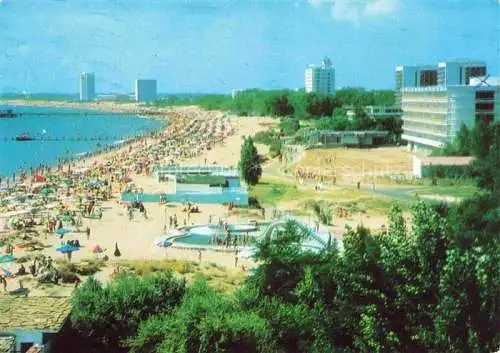 AK / Ansichtskarte  Slantchev Brjag Kuestenpanorama Strand