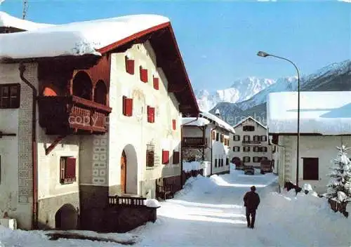 AK / Ansichtskarte  Bad Scuol Dorfpartie im Winter