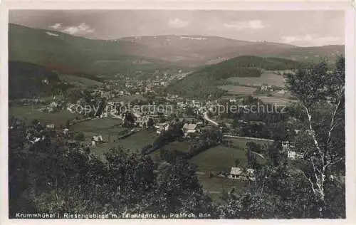 AK / Ansichtskarte  Krummhuebel Karpacz Riesengebirge PL Panorama mit Teichraender und Prinz Heinrich Baude