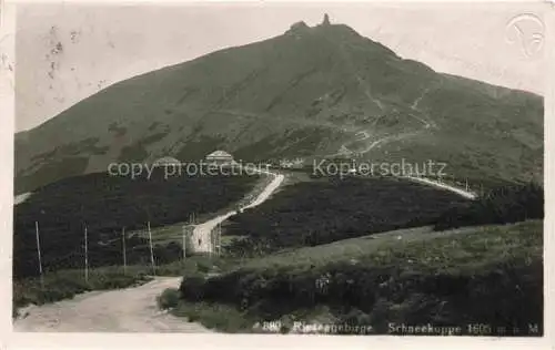 AK / Ansichtskarte  Krummhuebel Karpacz Riesengebirge PL Blick zur Schneekoppe