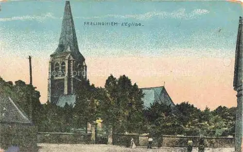 AK / Ansichtskarte  Frelinghiem Frelinghien LILLE 59 Nord Eglise