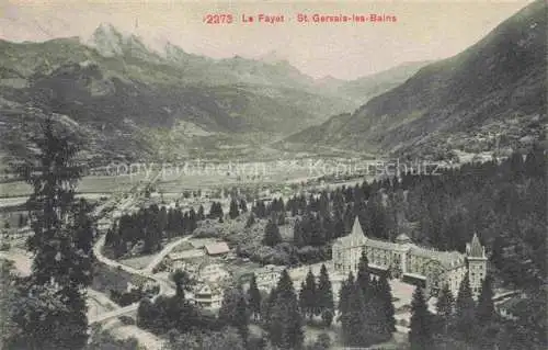 AK / Ansichtskarte  Le Fayet Saint-Gervais-les-Bains Bonneville 74 Haute-Savoie St Gervais les Bains