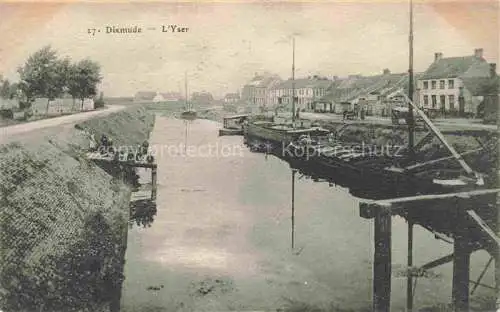 AK / Ansichtskarte  Dixmude Diksmuide Dilsmuide Belgie L'Yser