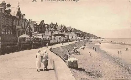 AK / Ansichtskarte  Villers -sur-Mer Lisieux 14 Calvados La Digue