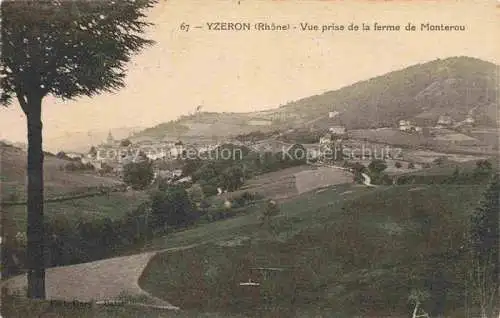 AK / Ansichtskarte  Yzeron LYON 69 Rhone Vue prise de la ferme de Monterou