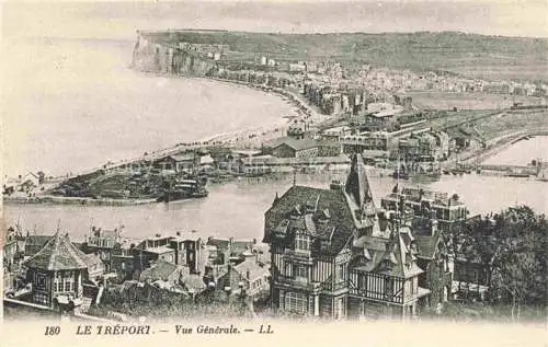 AK / Ansichtskarte  LE TREPORT Dieppe 76 Seine-Maritime Vue generale aerienne