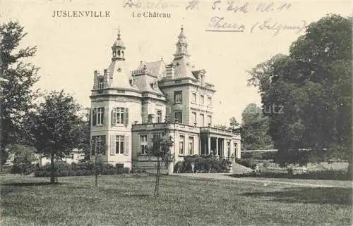 AK / Ansichtskarte  Juslenville Liege Belgie Le Chateau Feldpost