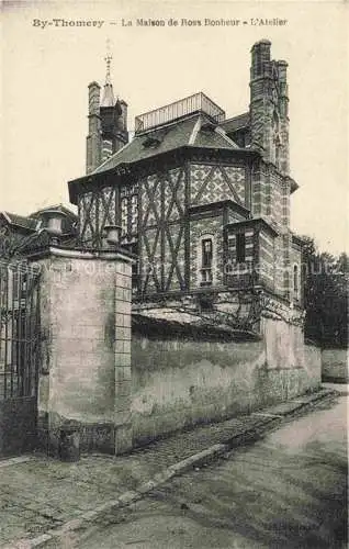 AK / Ansichtskarte  By Thomery Fontainebleau 77 Seine-et-Marne La Maison de Rosa Bonheur L'Atelier