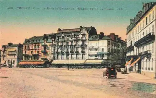 AK / Ansichtskarte  TROUVILLE -SUR-MER 14 Calvados Les Hotels Bellevue Helder et de la Plage