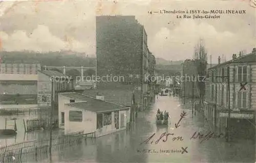 AK / Ansichtskarte  Issy-les-Moulineaux 92 Hauts-de-Seine La Rue Jules Gevelot