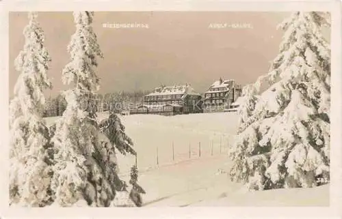 AK / Ansichtskarte  Spindelmuehle Riesengebirge Spindleruv Mlyn CZ Winterpanorama mit Adolfbaude