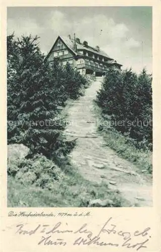 AK / Ansichtskarte  Bad Flinsberg Swieradow Zdroj PL Heufuderbaude im Isergebirge Silesia Karte Nr. 4911