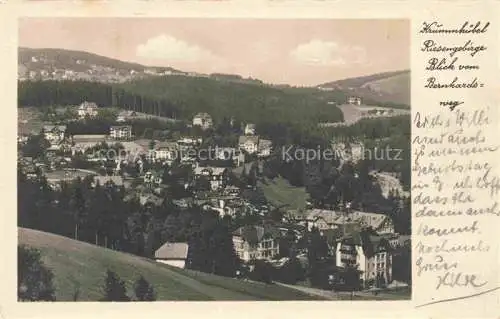 AK / Ansichtskarte  Krummhuebel Karpacz Riesengebirge PL Panorama Blick vom Bernhardsweg