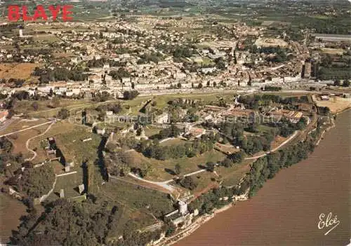 AK / Ansichtskarte  Blaye 33 Gironde Vue aérienne sur la citadelle de Vauban et la ville de Blaye