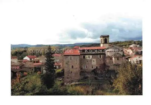 AK / Ansichtskarte  St-Dier-d Auvergne Ensemble église et prieuré