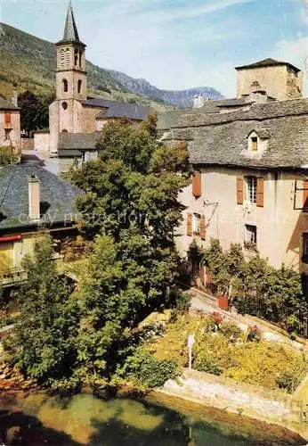 AK / Ansichtskarte  Florac Echappée sur l'église