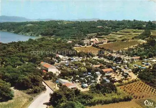 AK / Ansichtskarte  Giens Hyeres TOULON 83 Var Camping Les Cigales Camping La Pinède vue aérienne