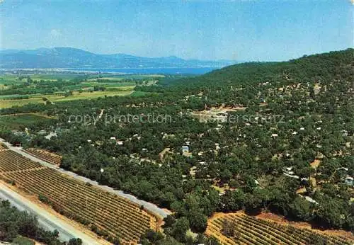 AK / Ansichtskarte  Gassin Draguignan 83 Var Parc Montana Super camping Route du Bourrian vue aérienne