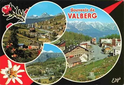 AK / Ansichtskarte  Valberg 1700m 06 Alpes-Maritimes Route de Beuil Chalets Mont-Mounier Chaîne du Saint-Honorat