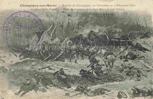 AK / Ansichtskarte  Champigny-sur-Marne 94 Val-de-Marne Bataille de Champigny 30 Nov et 2 Dez 1870