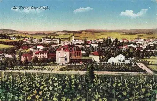 AK / Ansichtskarte  St-Kreuz Vosges Sainte-Croix-aux-Mines Ribeauville 68 Panorama