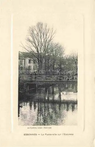 AK / Ansichtskarte  Essonnes-Corbeil 91 Essonnes La Passerelle sur l'Essonne