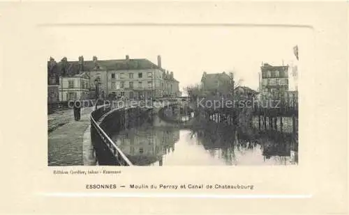 AK / Ansichtskarte  Essonnes-Corbeil 91 Essonnes Moulin du Perray et Canal de Chateaubourg