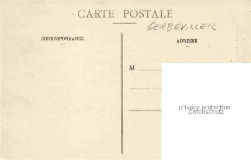 AK / Ansichtskarte  Gerbeviller-la-Martyre 54 Meurthe-et-Moselle Vue interieure du Chateau de Gerbeviller bombardee par Allemand