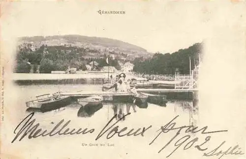 AK / Ansichtskarte  Gerardmer 88 Vosges Un Coin du Lac