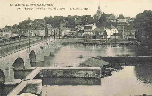 AK / Ansichtskarte  Gray  Vesoul 70 Haute Saone Vue du Pont du Pierre