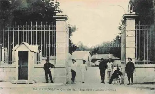 AK / Ansichtskarte  GRENOBLE 38 Quartier du 1er Regiment d'Artillerie Alpine