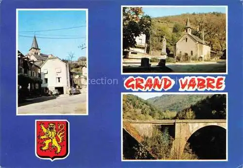 AK / Ansichtskarte  Grand-Vabre Rodez 12 Aveyron Vues d'ensemble Eglise Pont