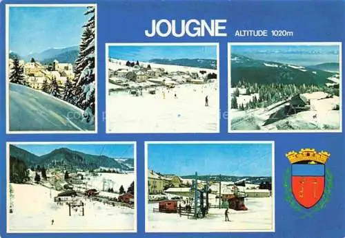 AK / Ansichtskarte  Jougne Pontarlier 25 Doubs Station de Sports d'hiver vue panoramique