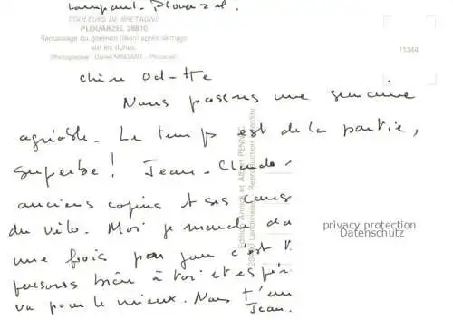 AK / Ansichtskarte  Plouarzel Ramassage du goémon après sêchage sur les dunes