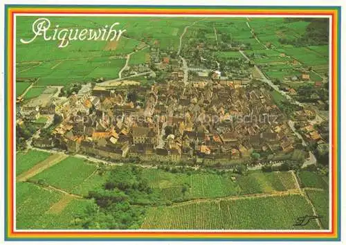 AK / Ansichtskarte  Riquewihr Ribeauville 68 Haut Rhin Cité Médiévale vue aérienne